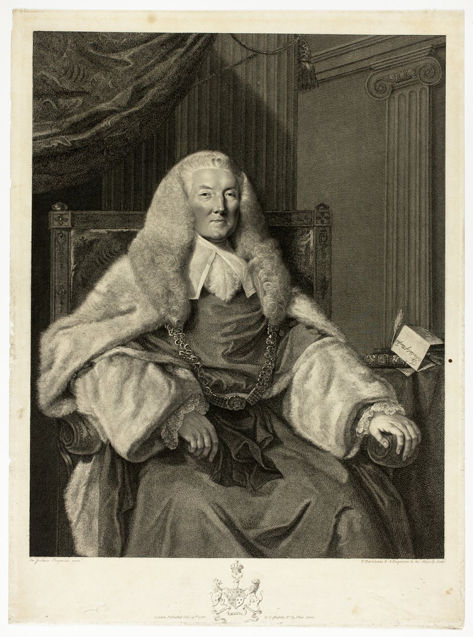 Earl Mansfield tekijältä Francesco Bartolozzi