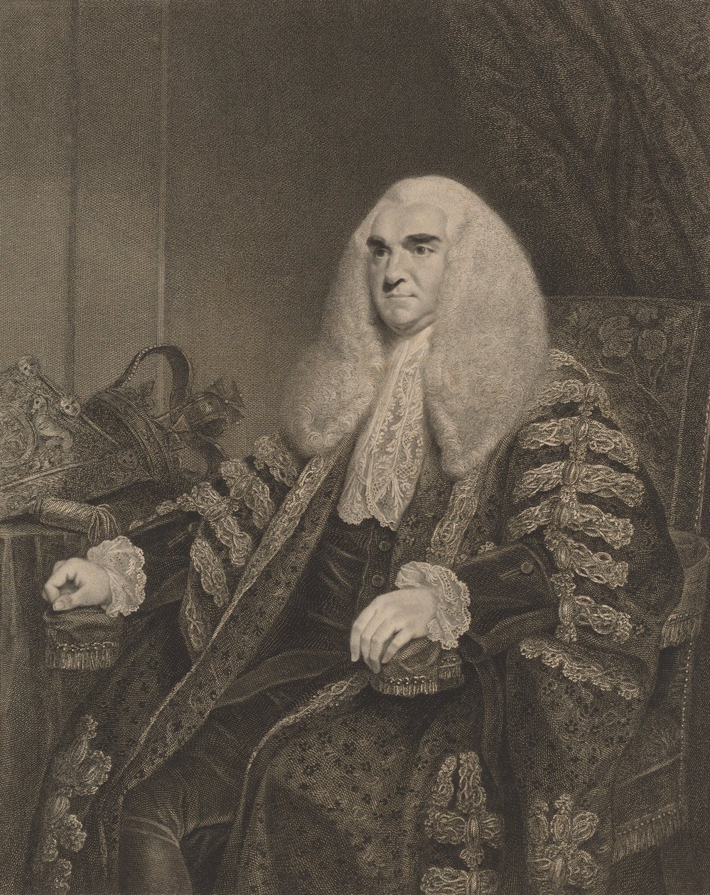 Edward, Lord Thurlow, 1782. tekijältä Francesco Bartolozzi