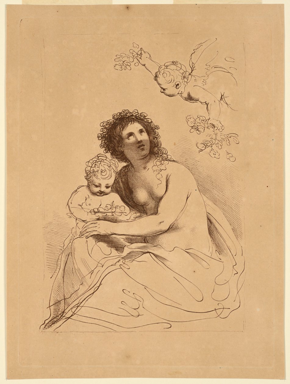 Flora poikien kanssa tekijältä Francesco Bartolozzi