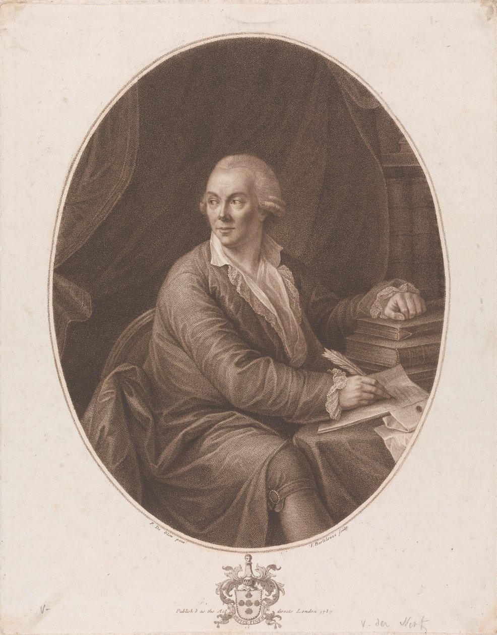 Hendrik Karel Nicolaas van der Noot tekijältä Francesco Bartolozzi