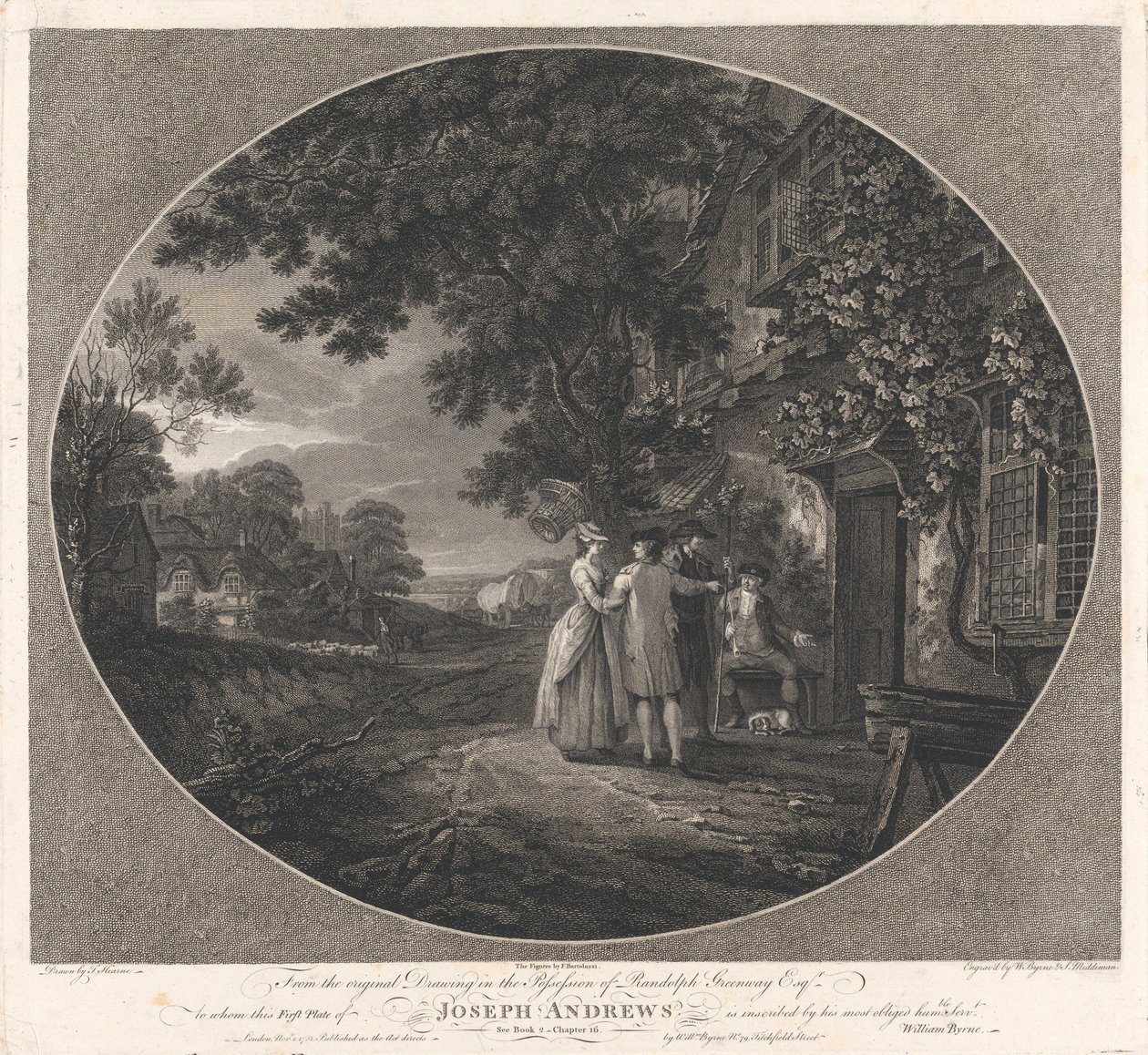 Joseph Andrews tekijältä Francesco Bartolozzi