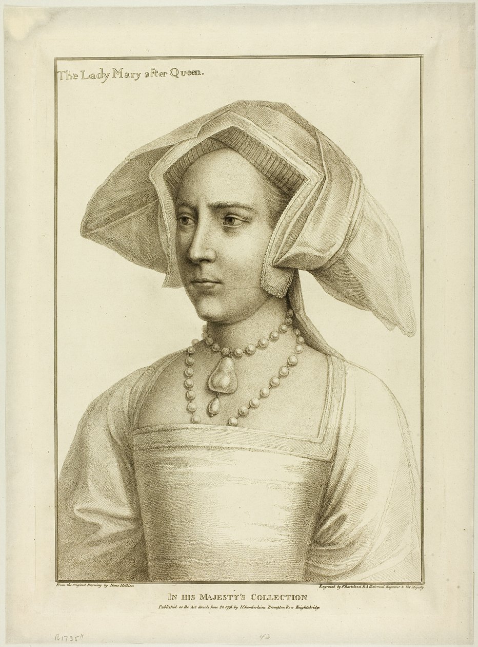 Lady Mary tekijältä Francesco Bartolozzi