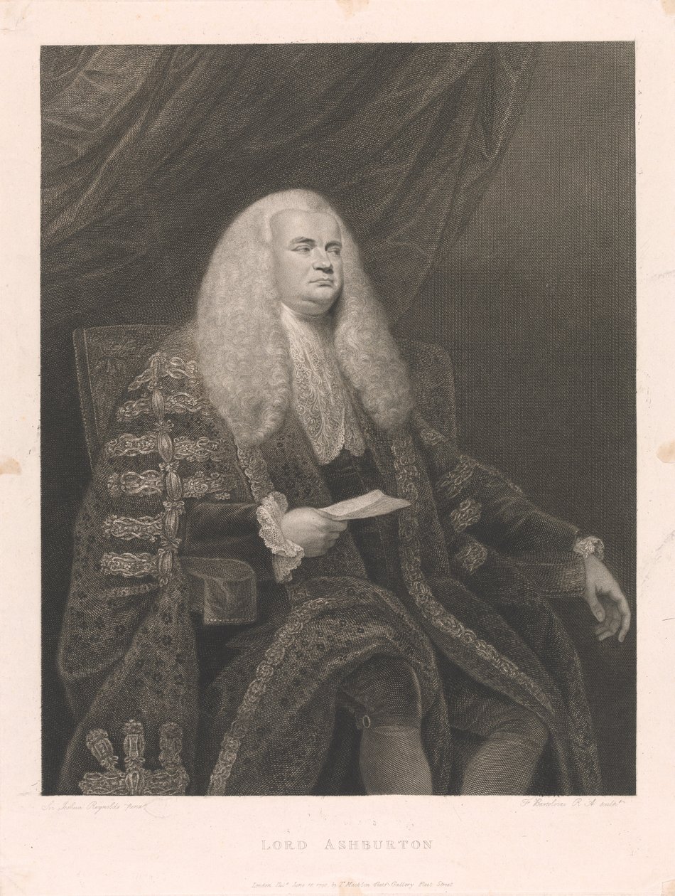 Lord Ashburton tekijältä Francesco Bartolozzi