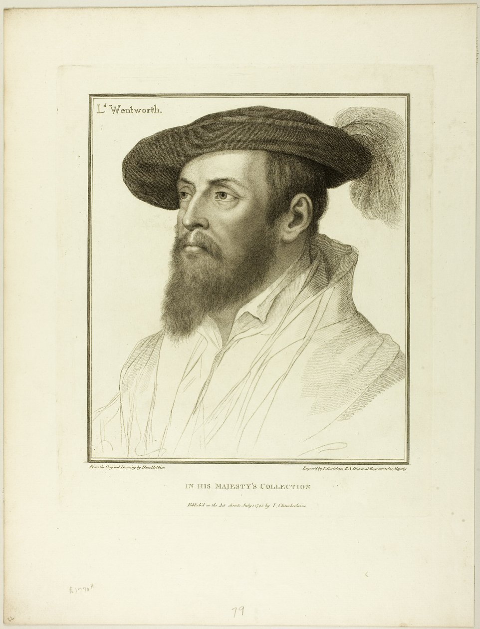 Lordi Wentworth tekijältä Francesco Bartolozzi