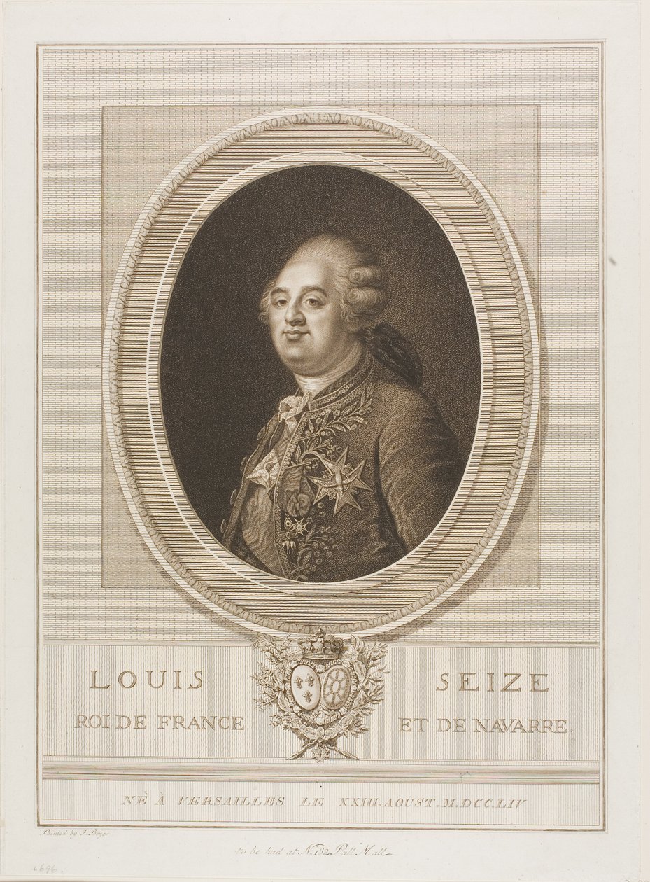 Louis Seize tekijältä Francesco Bartolozzi