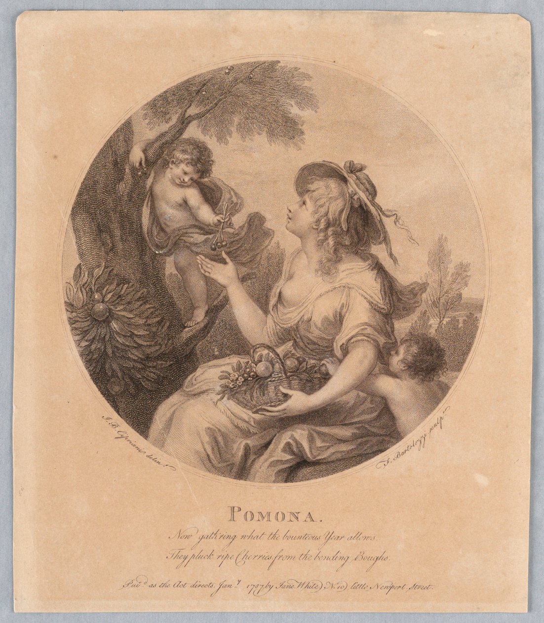 Pomona tekijältä Francesco Bartolozzi