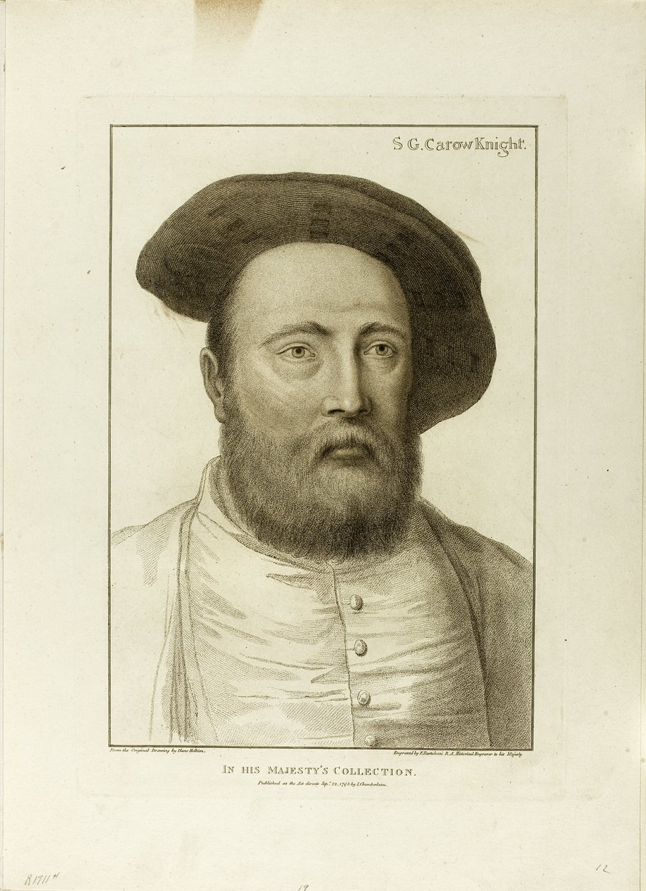 S.G. Carow, ritari tekijältä Francesco Bartolozzi