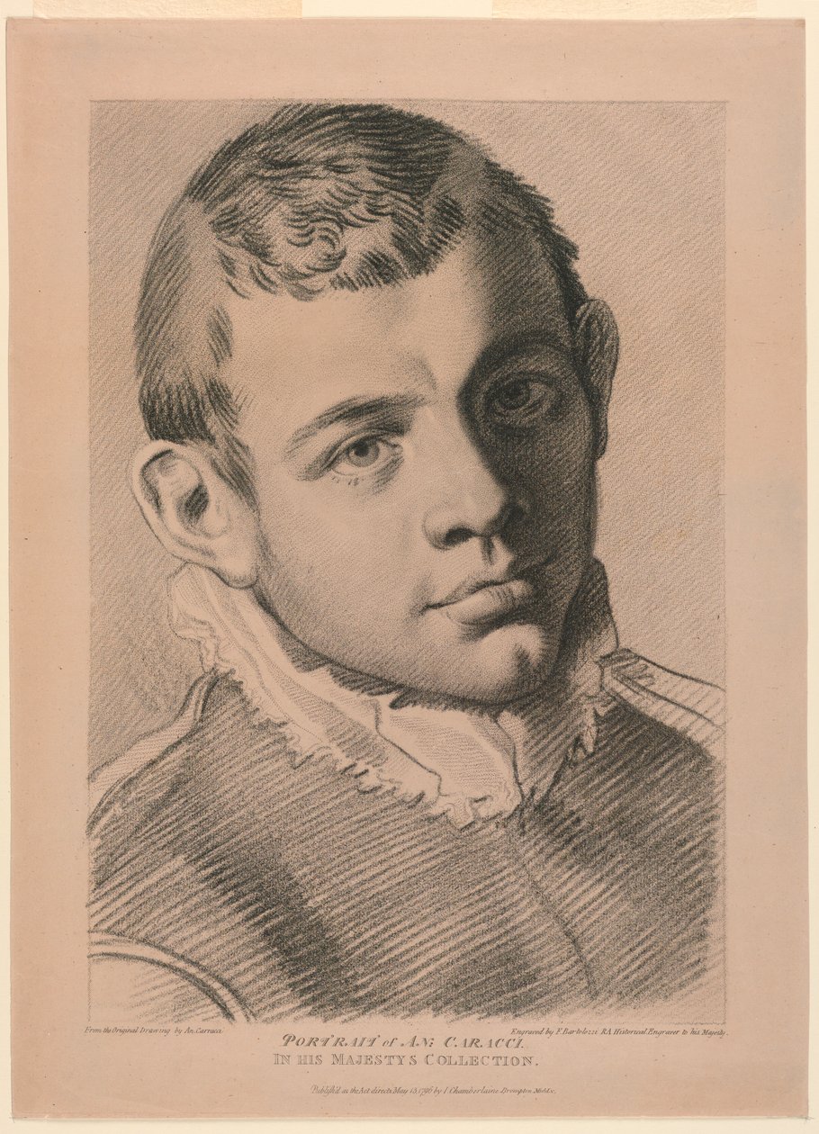 A. N. Carraccin omakuva tekijältä Francesco Bartolozzi