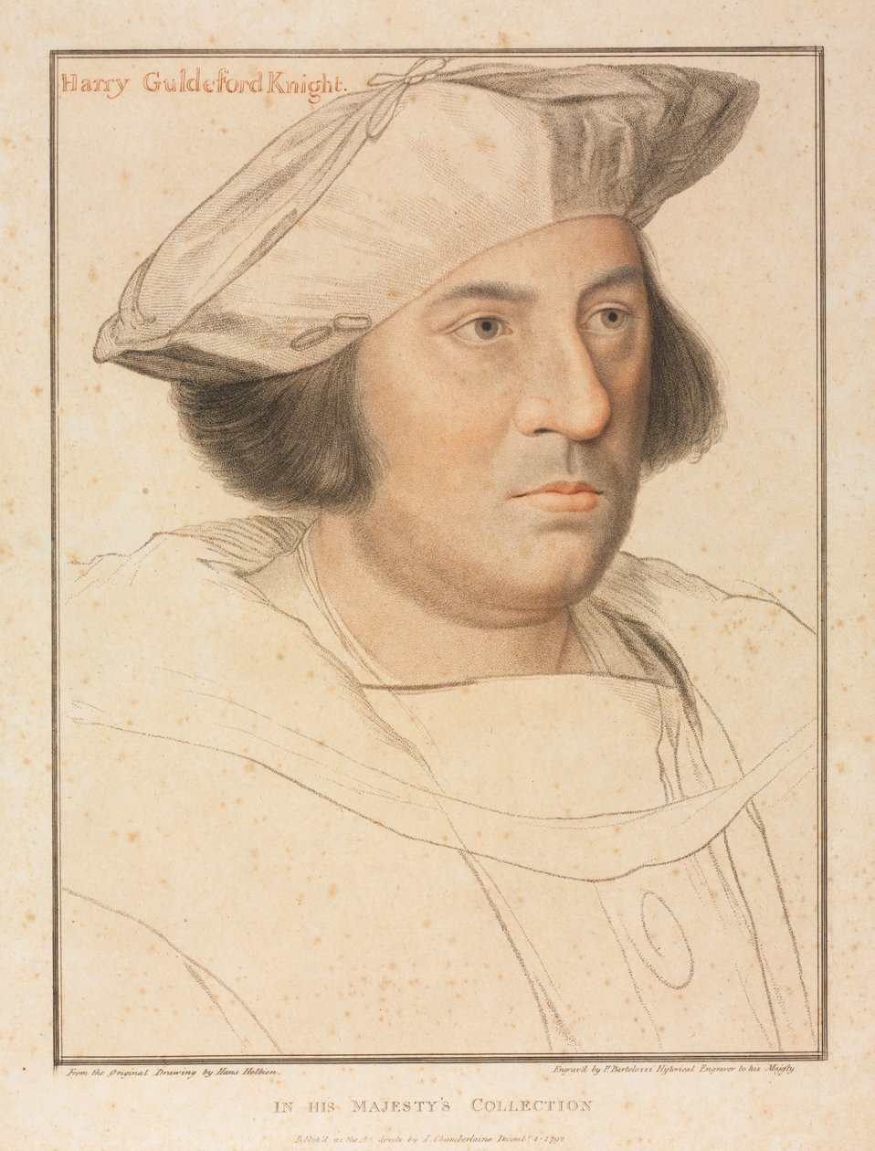 Sir Henhy Guldeford, 1792. tekijältä Francesco Bartolozzi