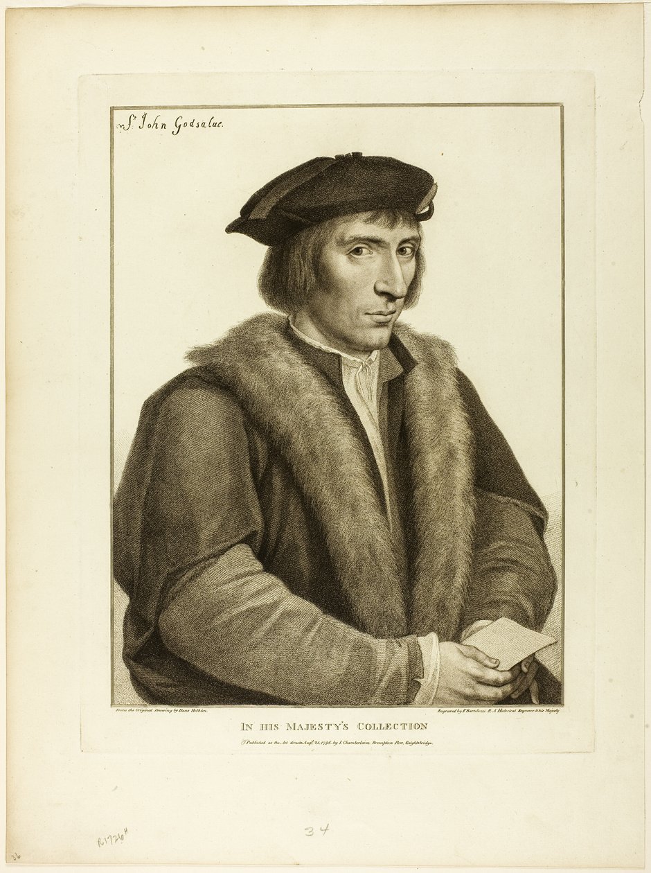 Sir John Godsalve tekijältä Francesco Bartolozzi