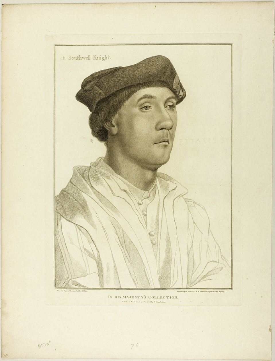 Sir Richard Southwell tekijältä Francesco Bartolozzi