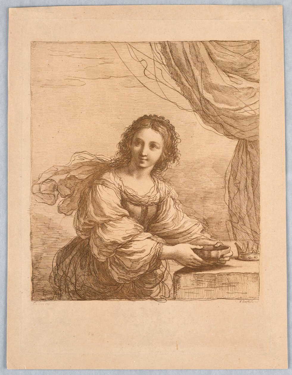 Sophonisba, kulhon kanssa tekijältä Francesco Bartolozzi