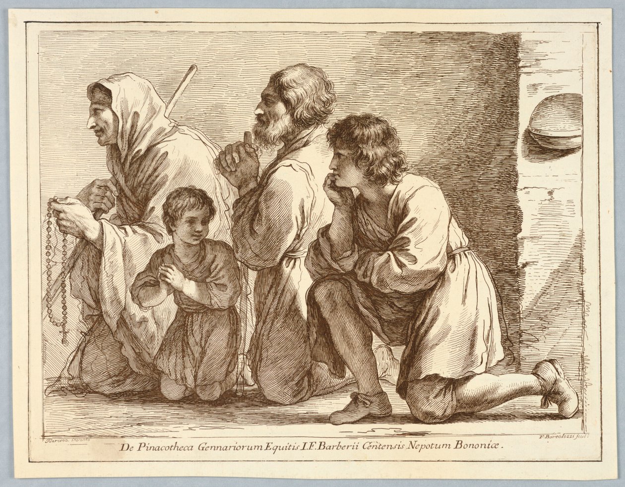 Cornaron perhe tekijältä Francesco Bartolozzi