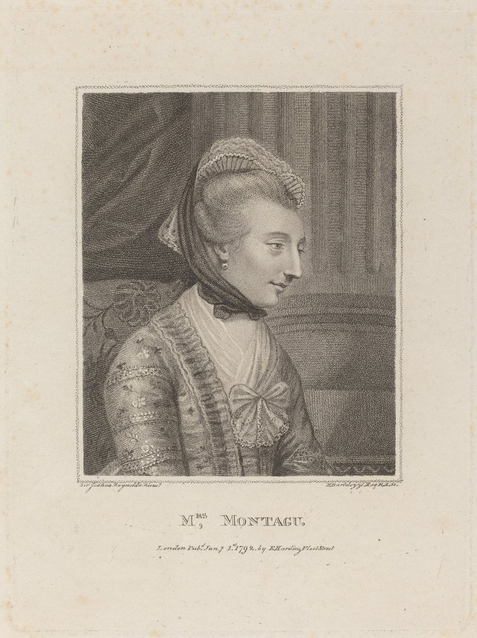 Rouva Montague tekijältä Francesco Bartolozzi after Sir Joshua Reynolds