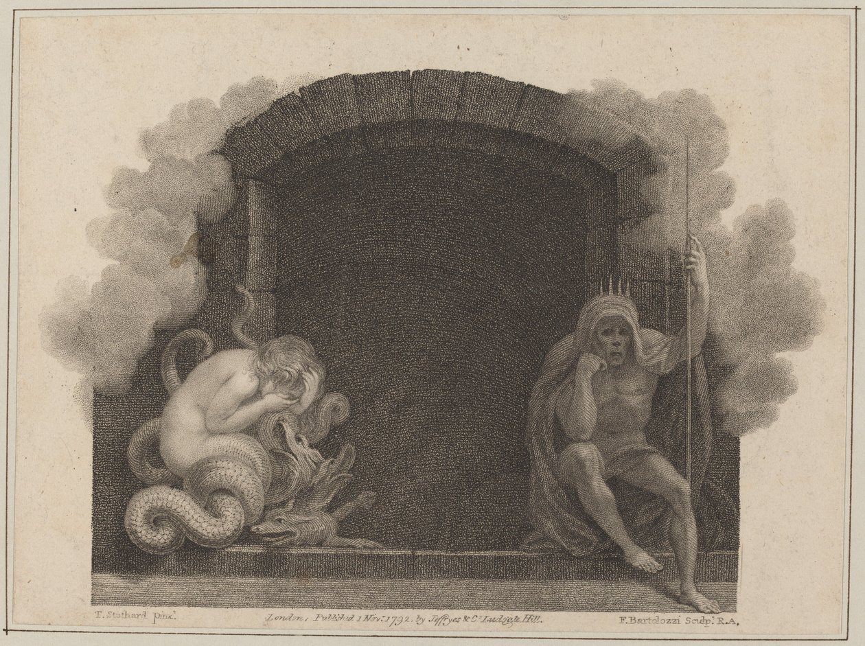Kuoleman hauta tekijältä Francesco Bartolozzi after Thomas Stothard