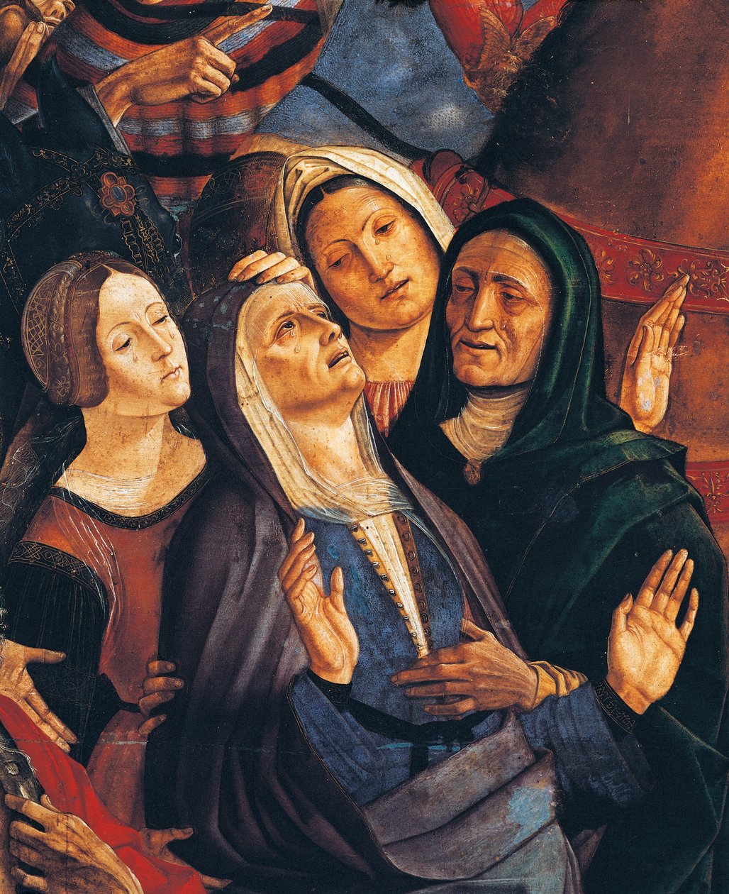 Neitsyt, yksityiskohta Crucifixionista, Francesco de