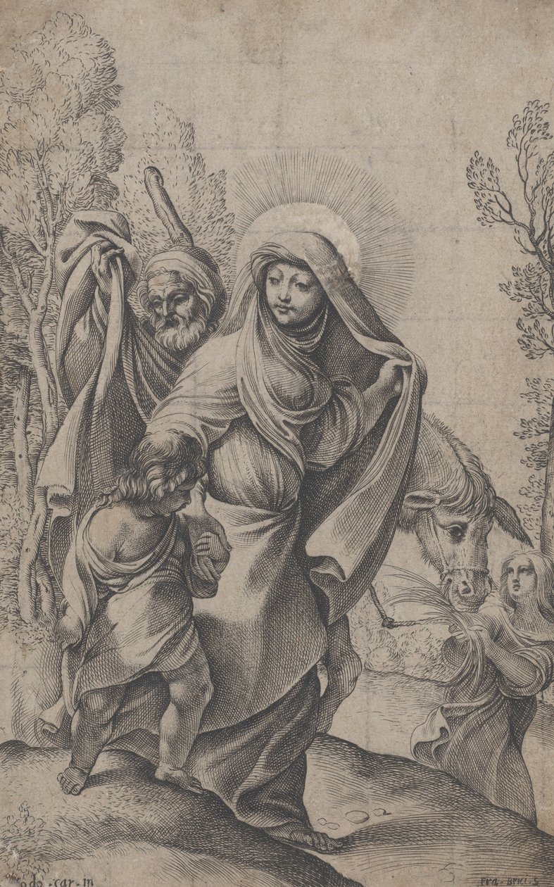 Paluu Egyptistä, 1595-1623. tekijältä Francesco Brizio