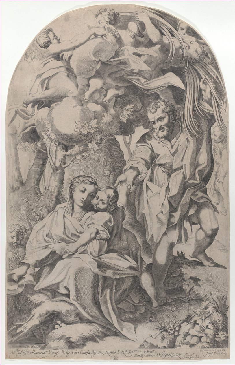 Loput lennolla Egyptiin, 1600-23. tekijältä Francesco Brizio