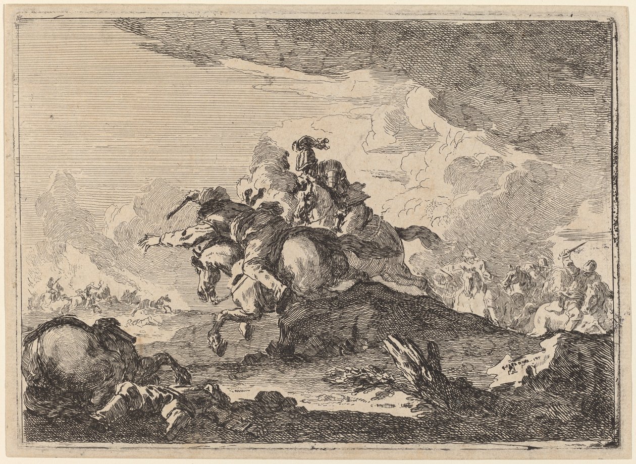 Ratsuväen taistelu tekijältä Francesco Casanova