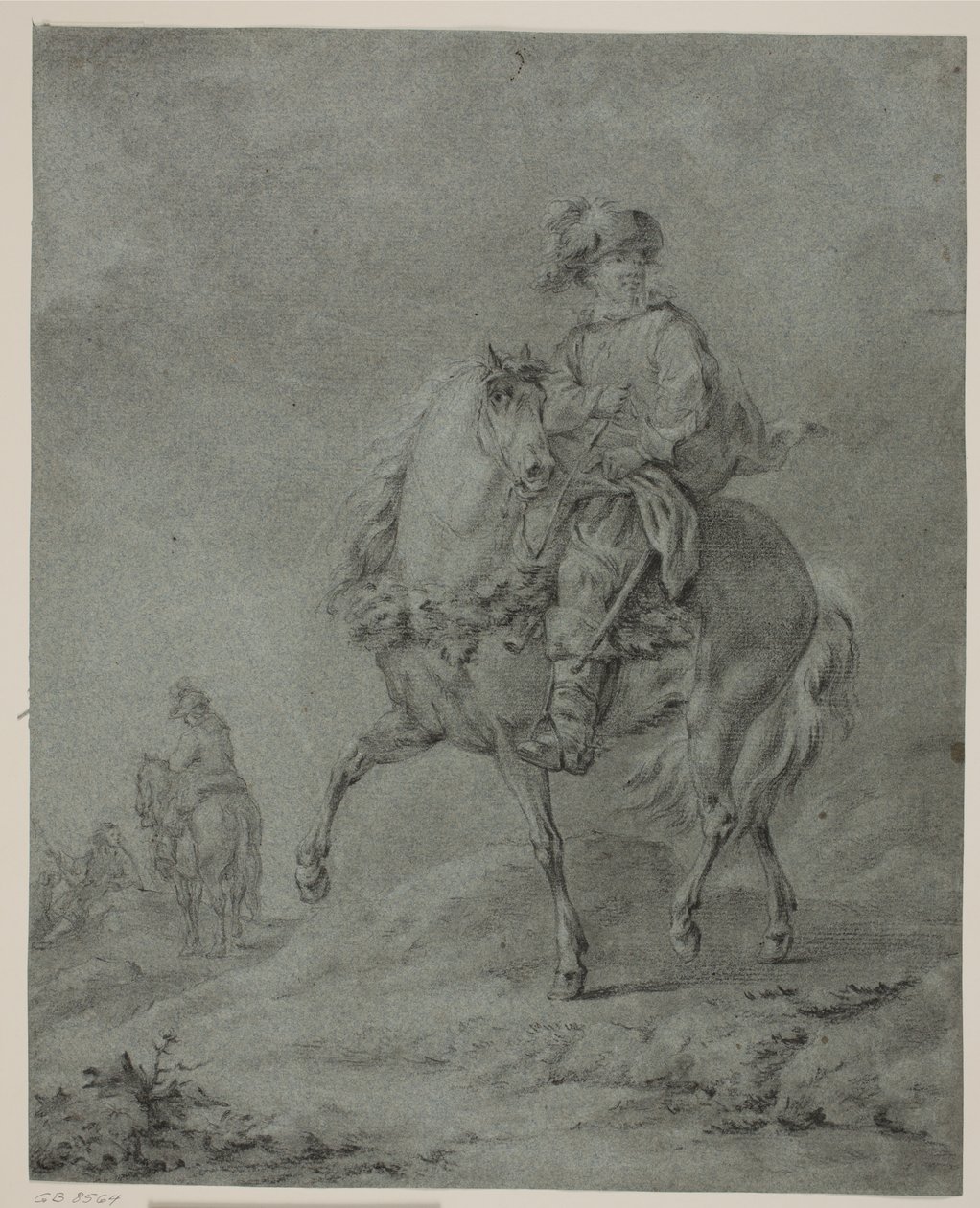 Ratsumiehet maisemassa tekijältä Francesco Casanova