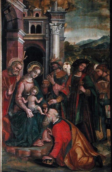 Adoration of the Magi, 1517 (katso 211851) tekijältä Francesco Casella