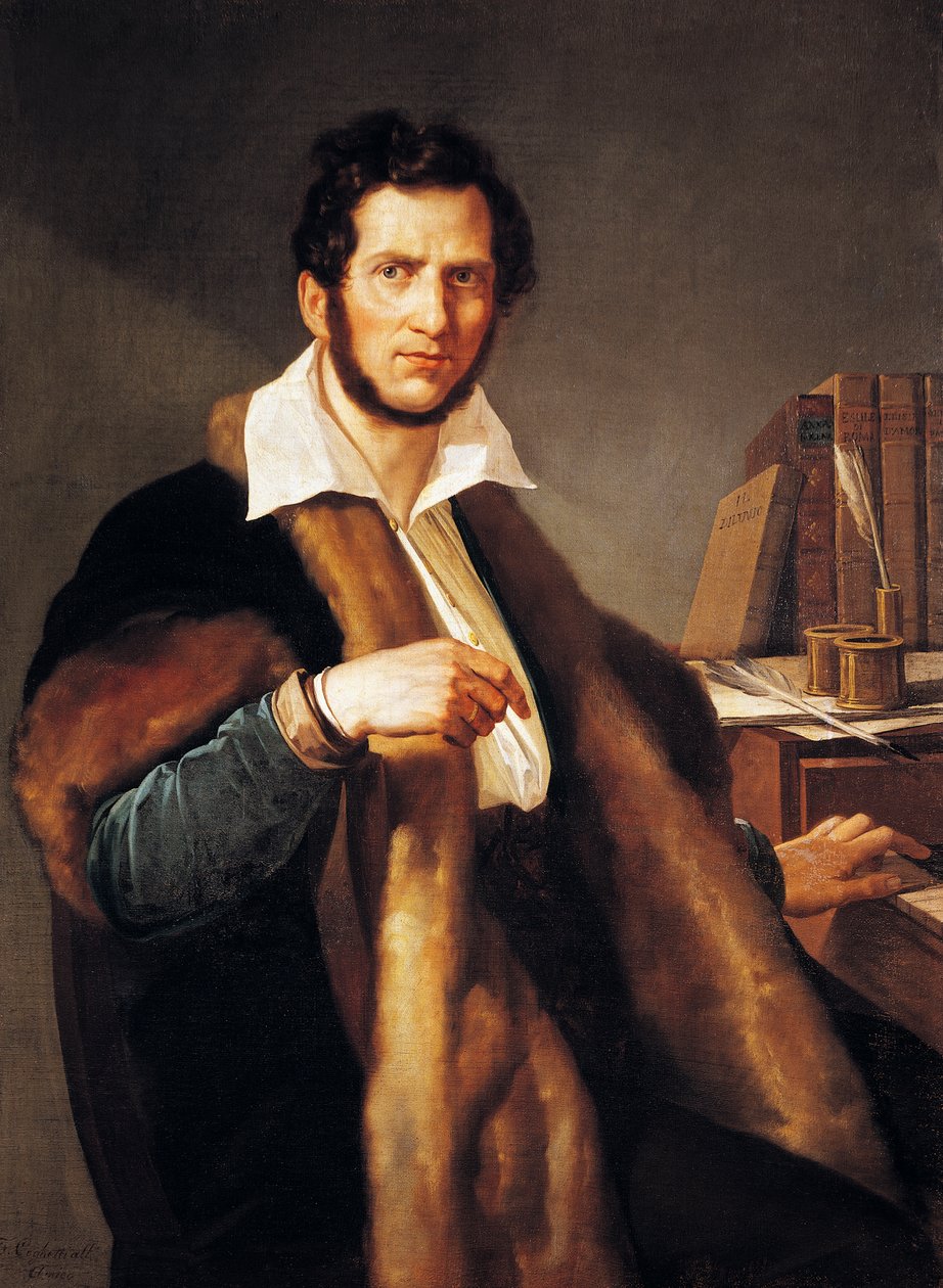 Gaetano Donizettin muotokuva (Bergamo tekijältä Francesco Coghetti