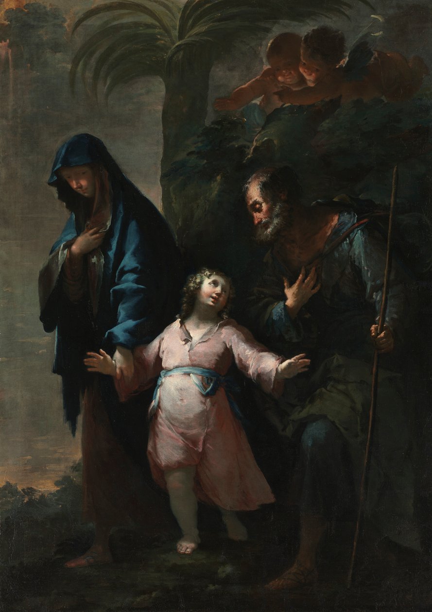 Paluu Nasaretiin, 1735. tekijältä Francesco Conti