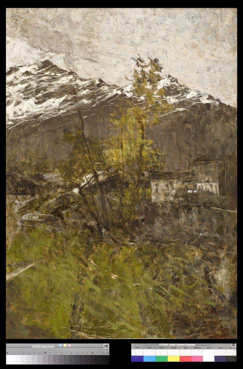 Ensimmäinen lumi tai maisema, 1889 tekijältä Francesco Filippini