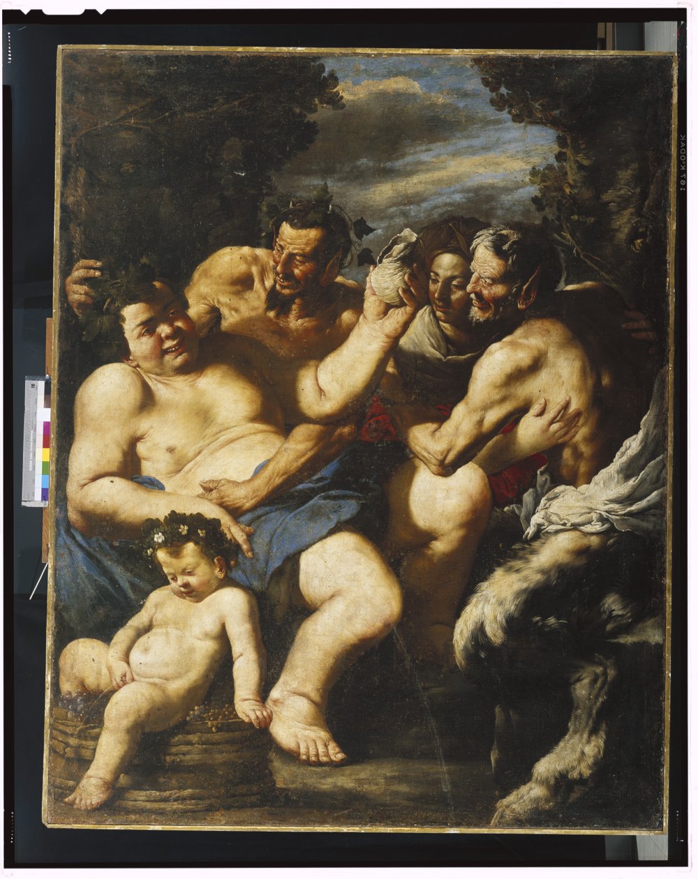 Drunken Silenus, noin 1640 tekijältä Francesco Francanzano