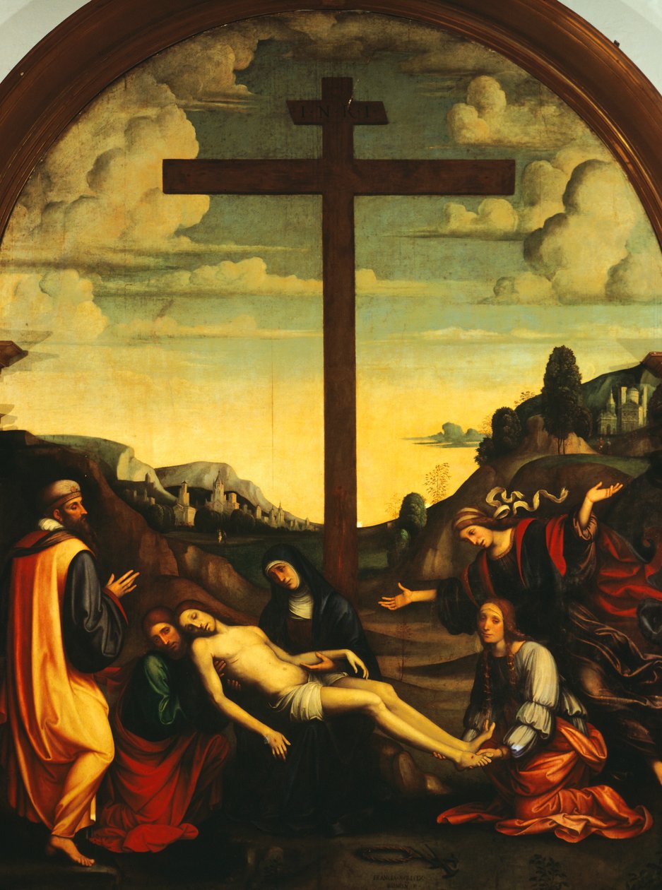 Deposition, Francesco Francia (1450-1517) tekijältä Francesco Francia