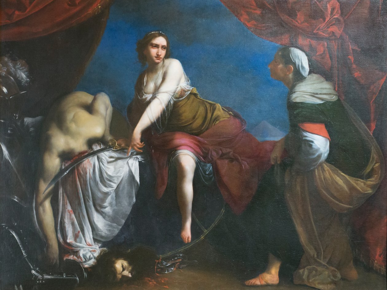 Judith ja Holofernes tekijältä Francesco Furini
