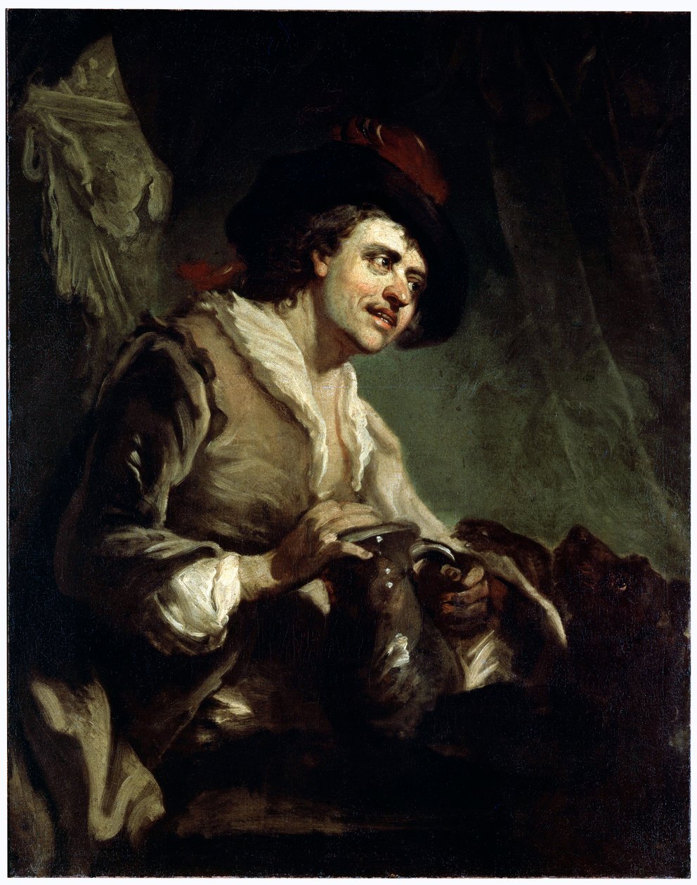 Mies kannun kanssa, 1700-luku tekijältä Francesco Giuseppe Casanova