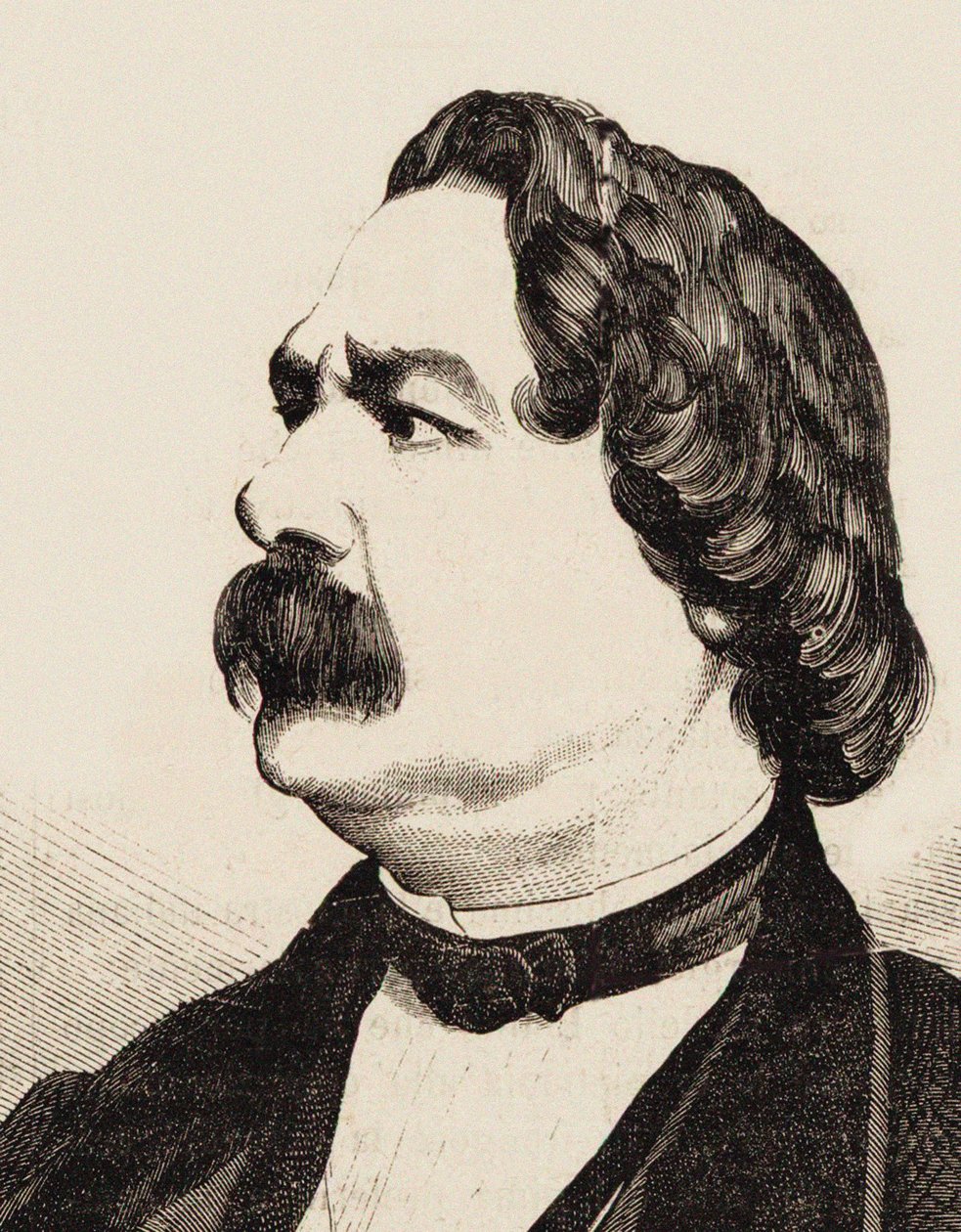 Muotokuva säveltäjä Enrico Petrellasta 1813-1877, noin 1855. tekijältä Francesco Gonin