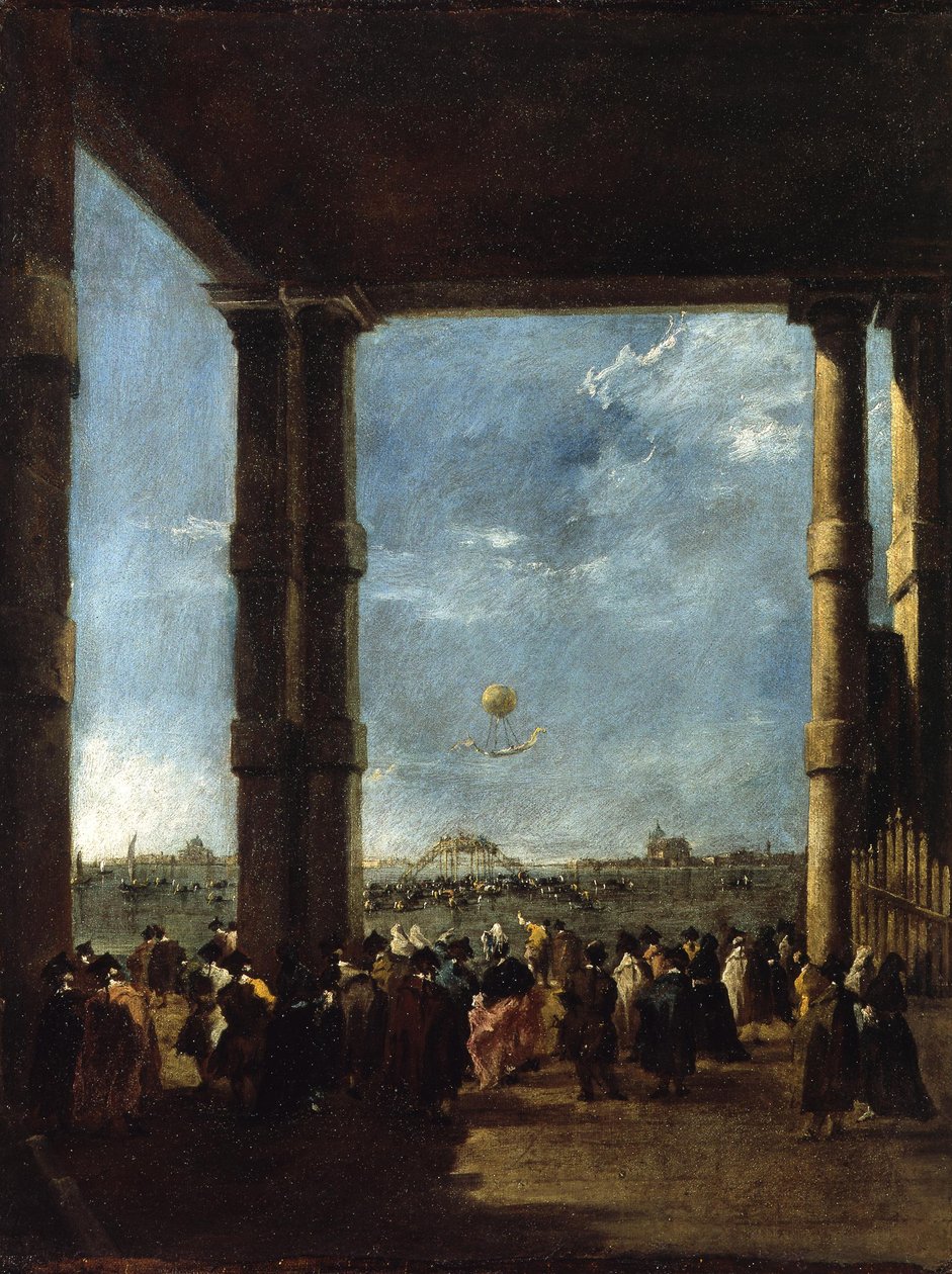 Ilmapallon nousu tekijältä Francesco Guardi
