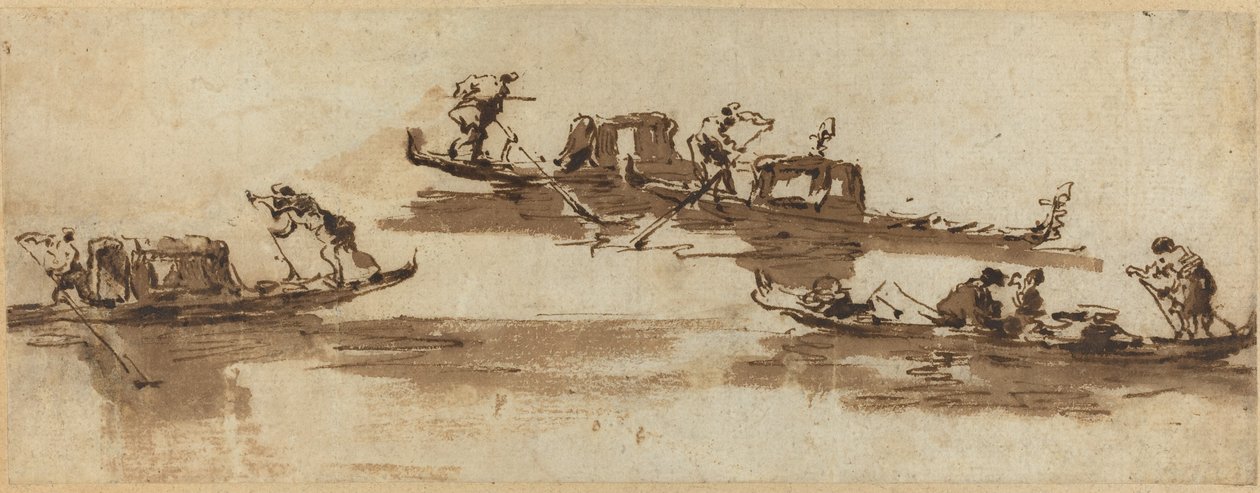 Gondolit tekijältä Francesco Guardi