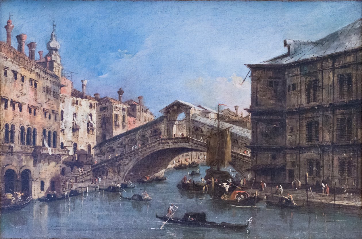 Rialton silta tekijältä Francesco Guardi