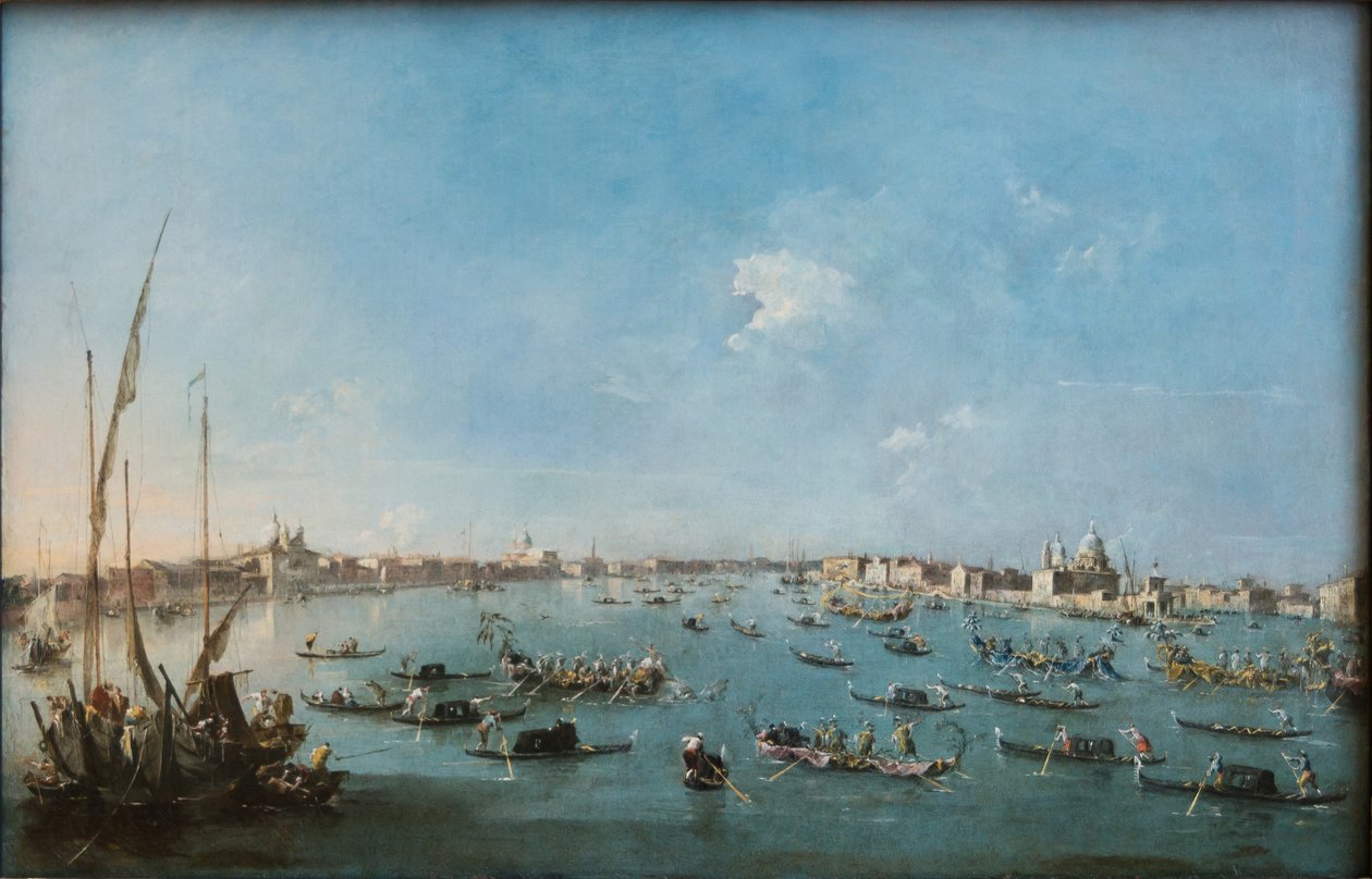Regatta Giudeccan kanavalla tekijältä Francesco Guardi
