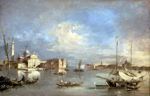 San Giorgio Maggiore San Marcon altaalta tekijältä Francesco Guardi