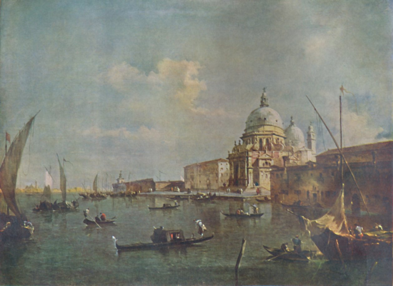 Santa Maria Della Salute, 1780-luku, 1925. tekijältä Francesco Guardi