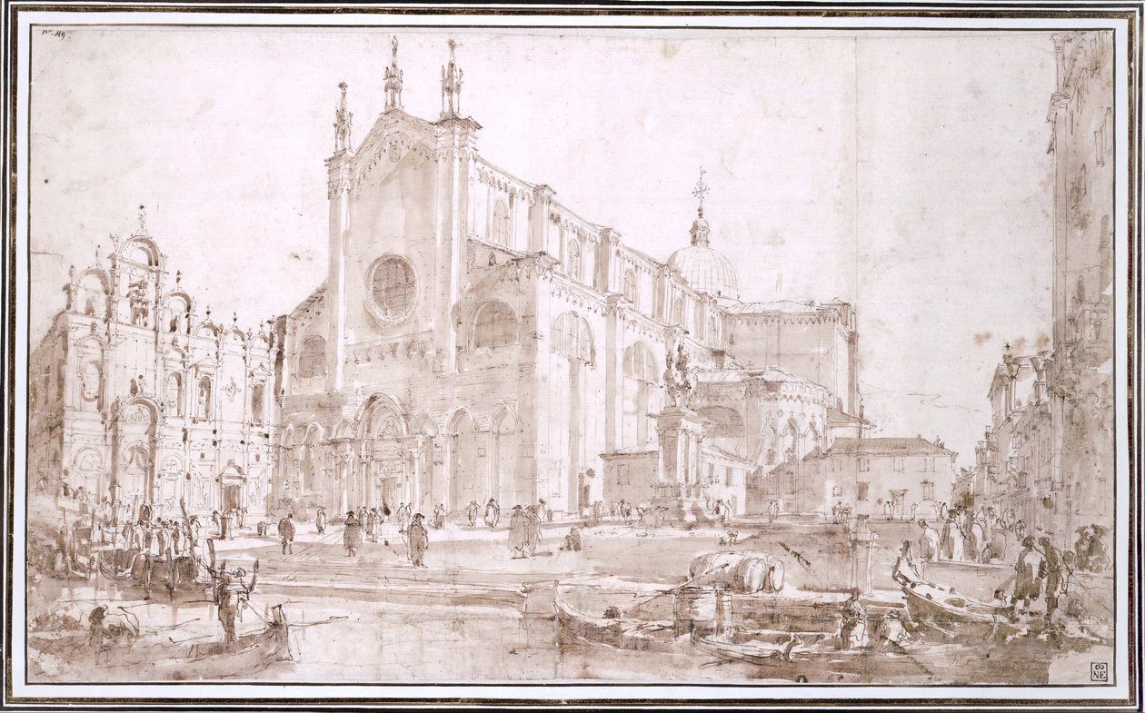 Pyhät Johannes ja Paavali tekijältä Francesco Guardi