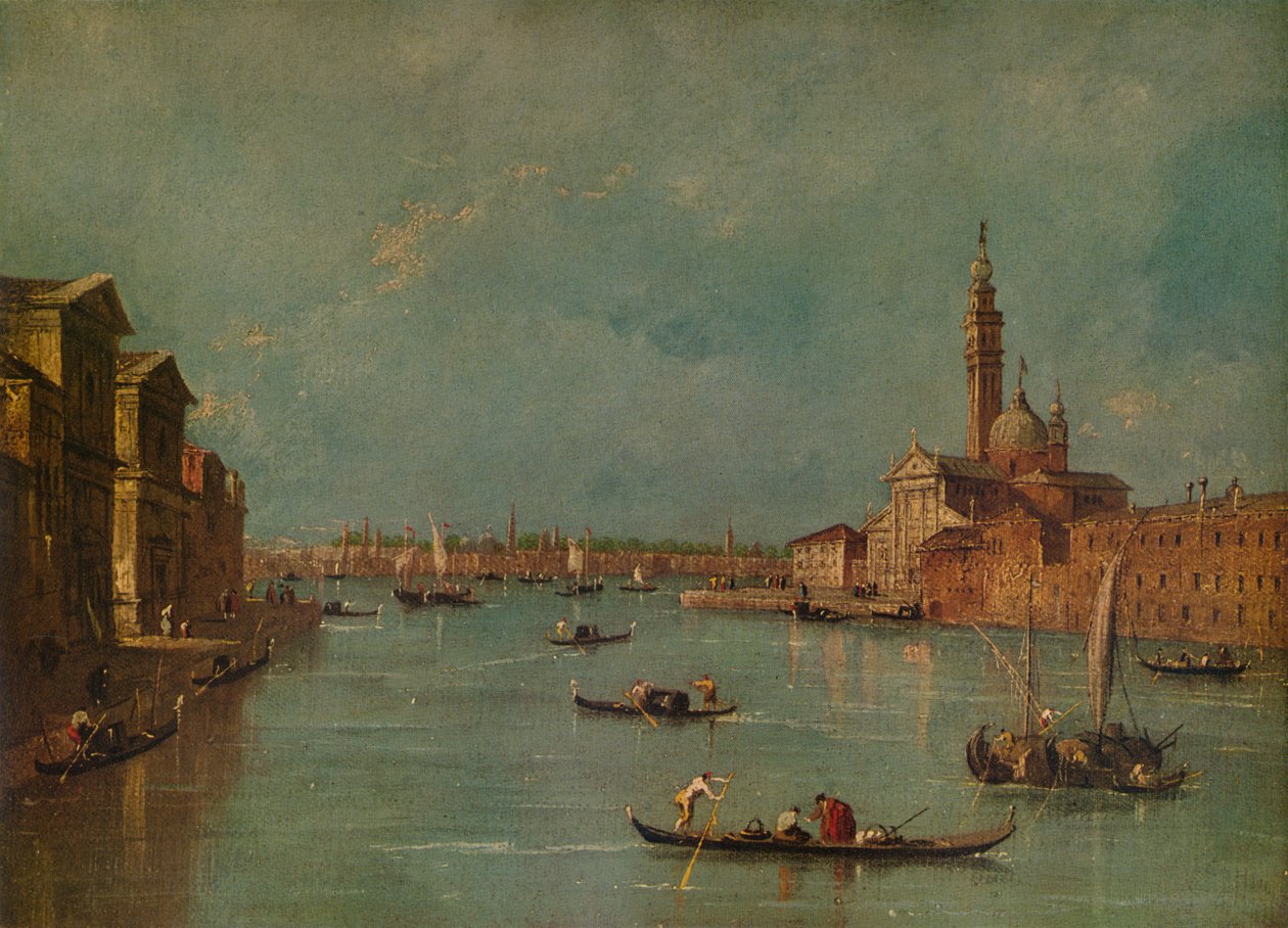 San Giorgion saari, Venetsia, 1770, 1938 tekijältä Francesco Guardi