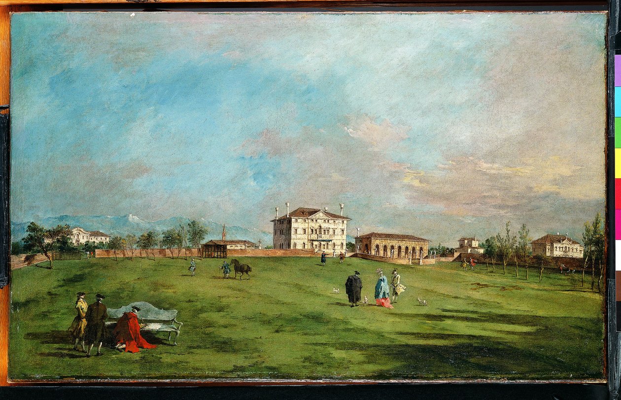 Villa Loredan, Paese tekijältä Francesco Guardi