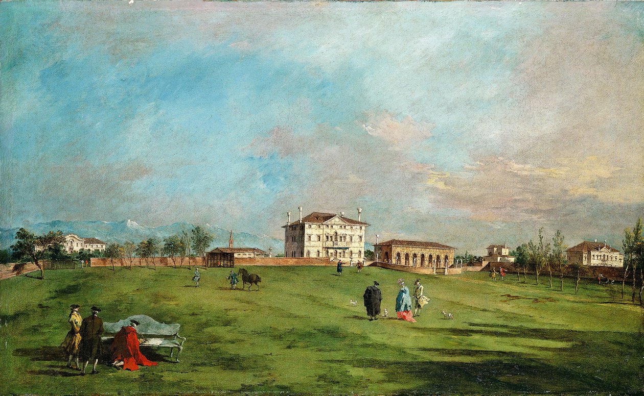 Villa Loredan, Paese, 1780-luvun alku. tekijältä Francesco Guardi