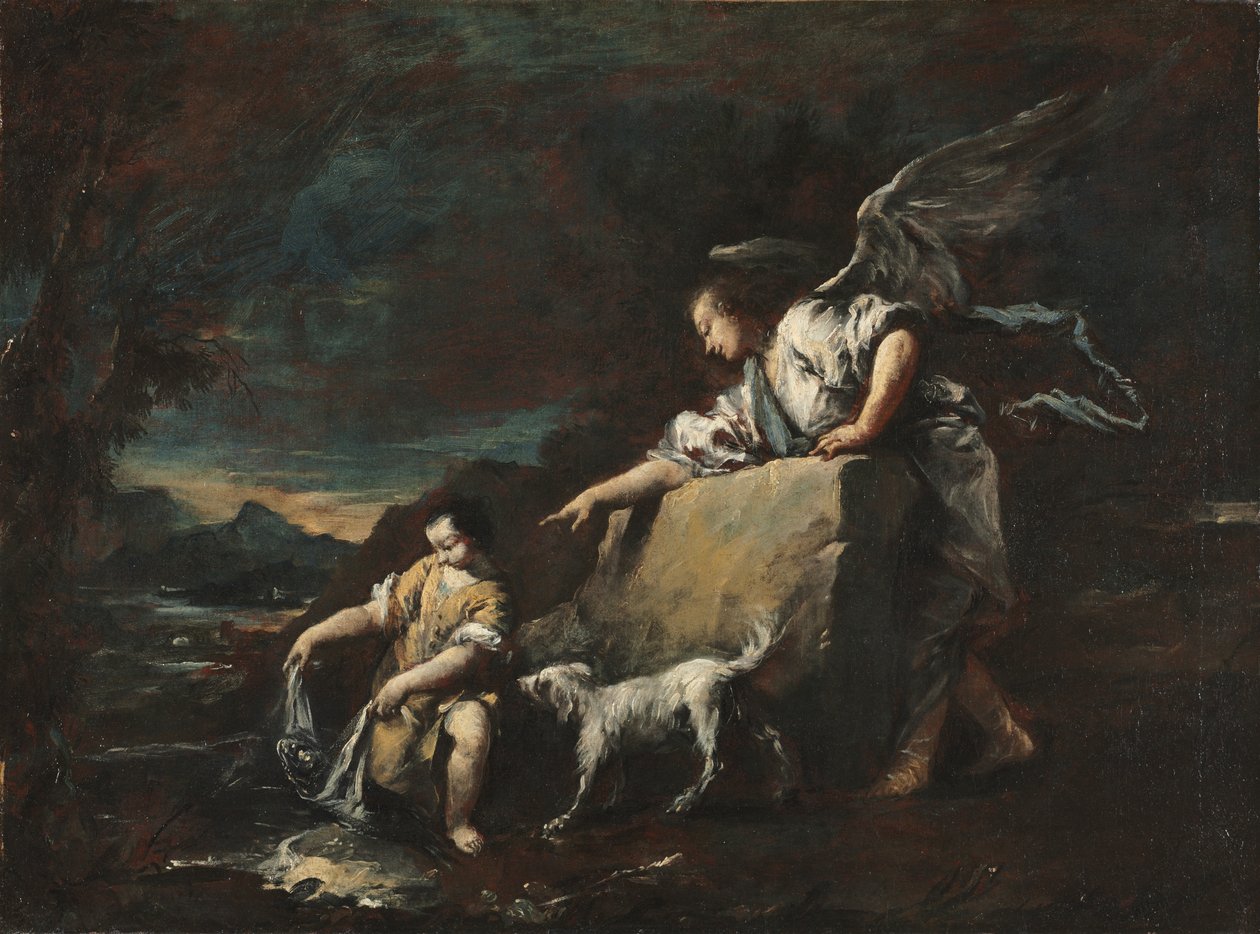 Tobias ja enkeli tekijältä Francesco Guardi