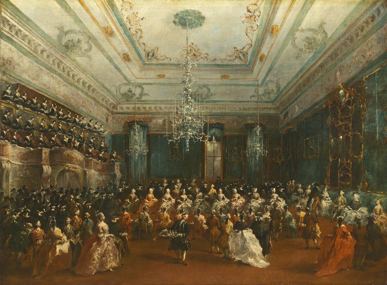 Venetsialainen juhlakonsertti tekijältä Francesco Guardi