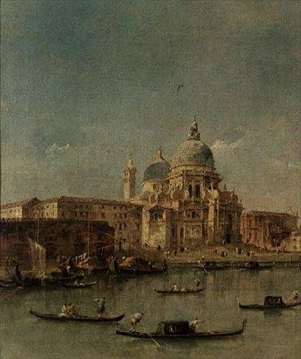 Venetsia, Santa Maria della Salute tekijältä Francesco Guardi
