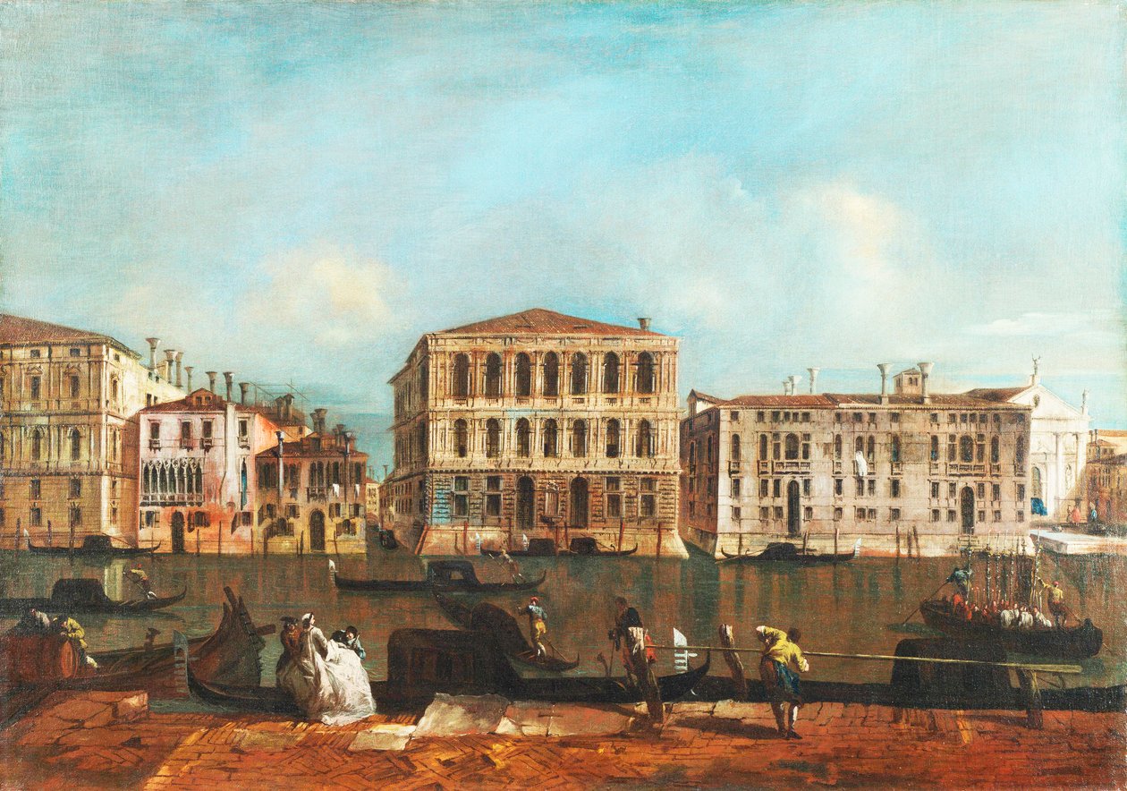 Venetsia: Pesaron palatsin kanssa tekijältä Francesco Guardi