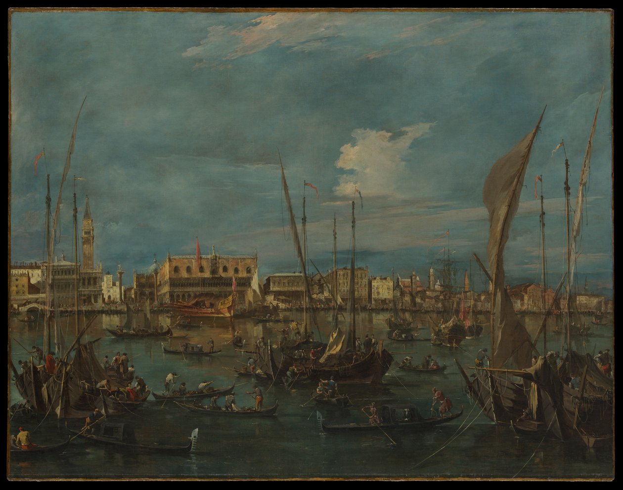 Venetsia San Marcon lahdelta katsottuna tekijältä Francesco Guardi
