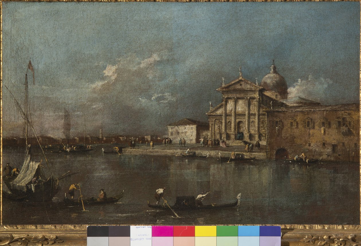 Näkymä San Giorgio Maggiorelle Giudeccalta, 1774-91 tekijältä Francesco Guardi