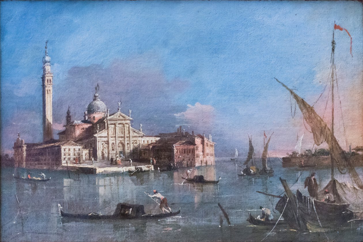 Näkymä San Giorgio Maggiorelle, Francesco Guardi tekijältä Francesco Guardi